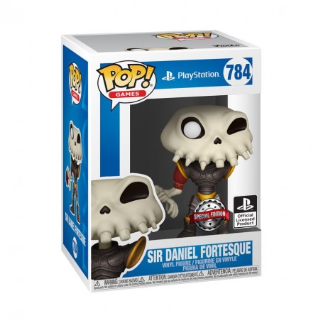 Figura Funko Pop! Juegos PS Medievil Sir Daniel Fortesque Modelo 784 | 56141 Edición Especial