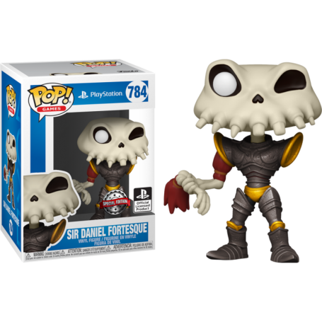 Figura Funko Pop! Juegos PS Medievil Sir Daniel Fortesque Modelo 784 | 56141 Edición Especial