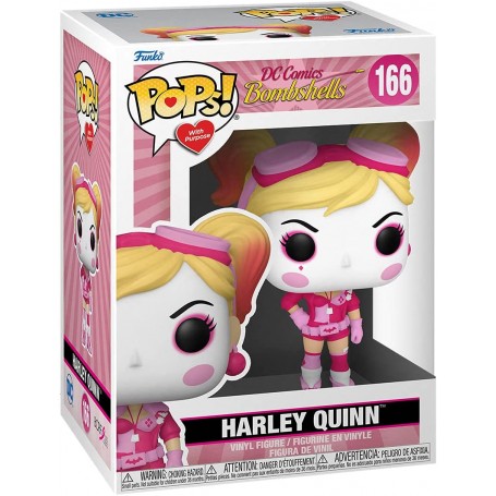 Figura Funko Pop! Películas Harley Quinn Modelo 166 | 58500 Edición apoyo lucha cáncer de mama
