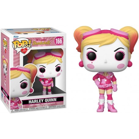 Figura Funko Pop! Películas Harley Quinn Modelo 166 | 58500 Edición apoyo lucha cáncer de mama