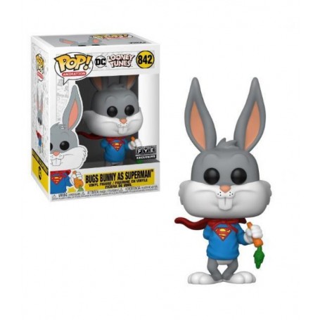 Figura Funko Pop! Dibujos Animados Looney Tunes Bugs Bunny (Superman) Modelo 842| 49163 Edición Especial