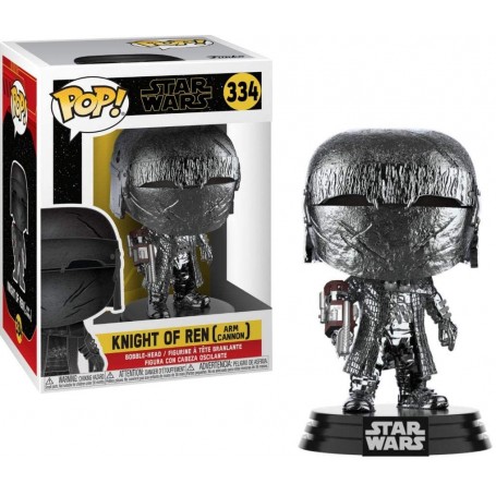 Figura Funko Pop! Star Wars Caballero de Ren Plateado Con Cañón En Brazo Modelo 334 | 47244