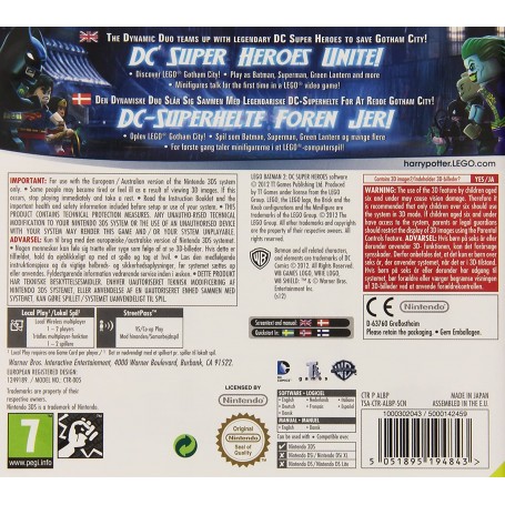 Juego para Nintendo 3DS Lego: Batman 2 DC Súper Héroes