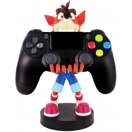 Soporte de sujeción Cable Guys para mando y/o teléfono móvil Modelo Crash Bandicoot