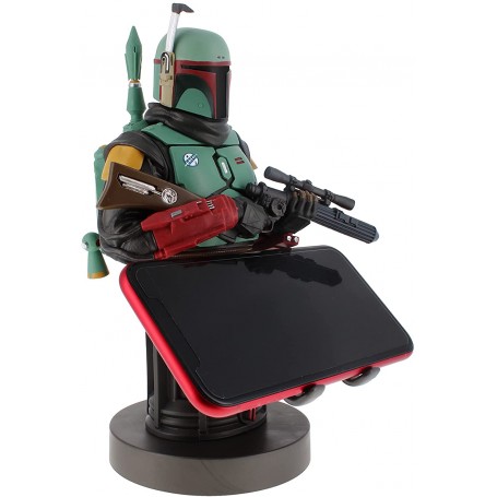 Soporte de sujeción Cable Guys para mando y/o teléfono móvil Modelo Boba Fett Star Wars