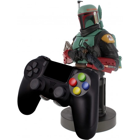 Soporte de sujeción Cable Guys para mando y/o teléfono móvil Modelo Boba Fett Star Wars