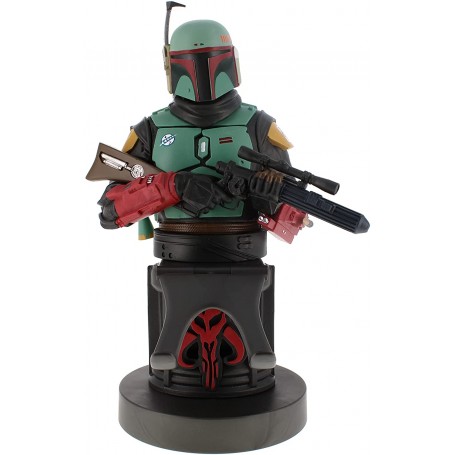 Soporte de sujeción Cable Guys para mando y/o teléfono móvil Modelo Boba Fett Star Wars