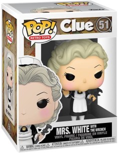 Figura Funko POP! Juguetes Retro Cluedo Mrs. White Modelo... 2