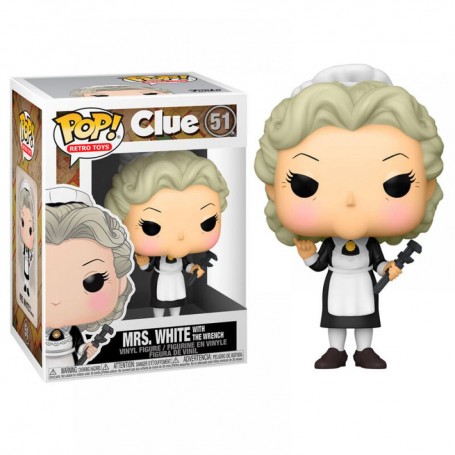 Figura Funko POP! Juguetes Retro Cluedo Mrs. White Modelo 51 | 51455