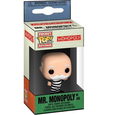 Funko Pop! Llavero Monopoly Sr. Monopoly en la cárcel| 51899