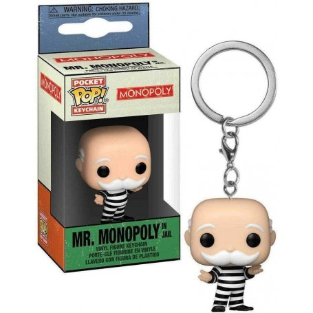 Funko Pop! Llavero Monopoly Sr. Monopoly en la cárcel| 51899
