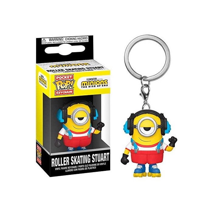 Funko Pop! Llavero Minions Roller Skating...