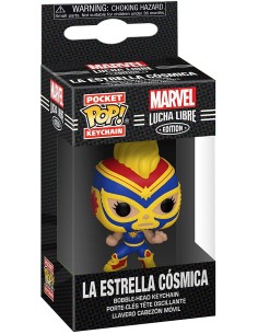 Funko Pop! Llavero Marvel Lucha Libre La Estrella Cósmica... 2