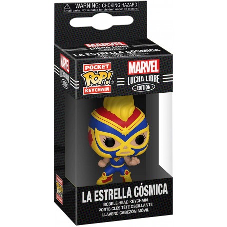 Funko Pop! Llavero Marvel Lucha Libre La Estrella Cósmica | 53894