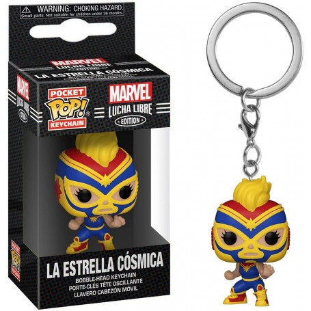 Funko Pop! Llavero Marvel Lucha Libre La Estrella Cósmica | 53894