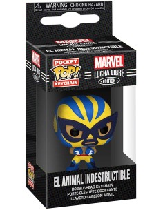 Funko Pop! Llavero Marvel Lucha Libre El Animal... 2