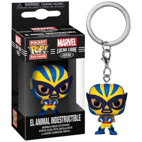 Funko Pop! Llavero Marvel Lucha Libre El Animal Indestructible | 53896