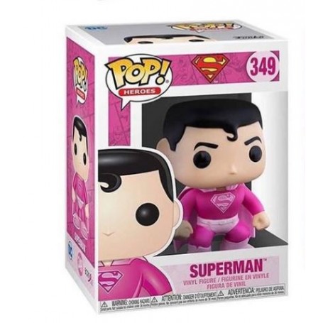 Figura Funko Pop! Héroes Superman Modelo 349 | 49988 Edición apoyo lucha cáncer de mama