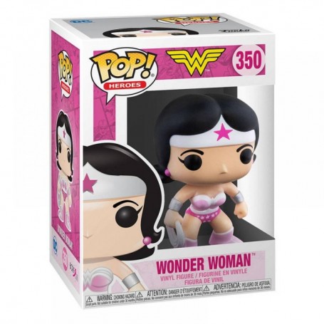 Figura Funko Pop! Héroes Wonder Woman Modelo 350 | 49989 Edición apoyo lucha cáncer de mama