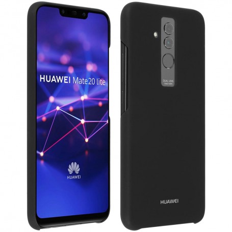 Funda Huawei De Silicona Para Mate 20 Lite Color Negro Modelo 51992651 Nuevo