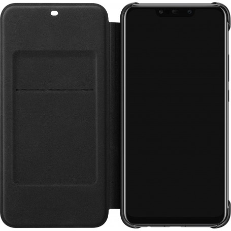 Funda Huawei Flip Cover Para Mate 20 Lite Color Negro Modelo 51992567 Nuevo