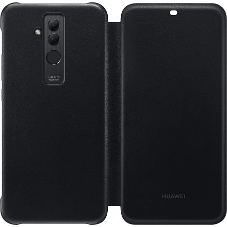 Funda Huawei Flip Cover Para Mate 20 Lite Color Negro Modelo 51992567 Nuevo
