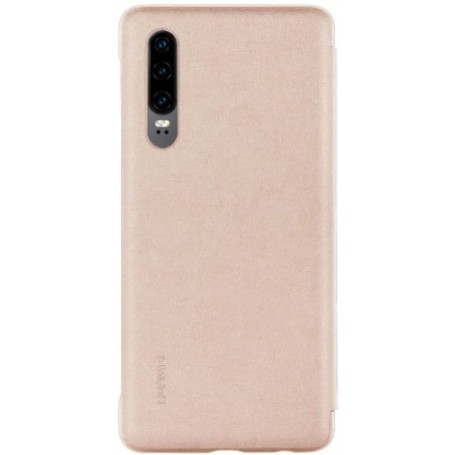 Funda Huawei Smart View Flip Para P30 Color Rosa Modelo 51992862 Nuevo