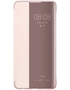 Funda Huawei Smart View Flip Para P30 Color Rosa Modelo...