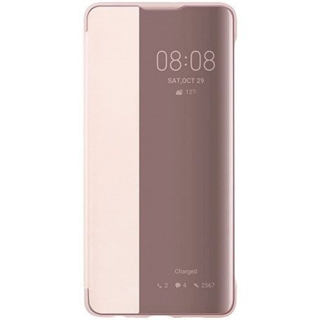 Funda Huawei Smart View Flip Para P30 Color Rosa Modelo 51992862 Nuevo