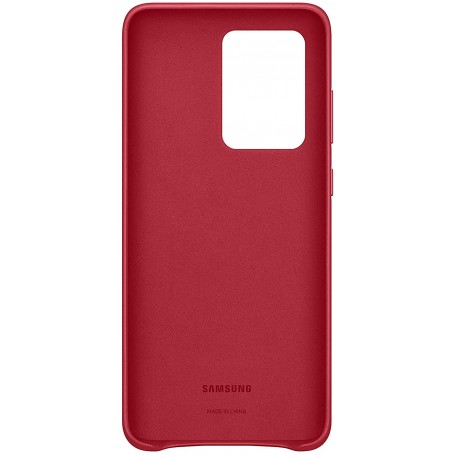 Funda Samsung En Piel para Galaxy S20 Ultra En Rojo Modelo EF-VG988LR Nuevo