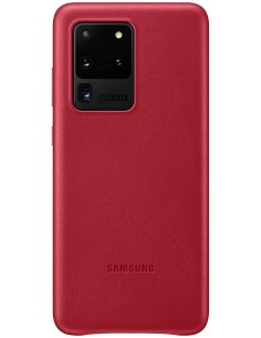 Funda Samsung En Piel para Galaxy S20 Ultra En Rojo...