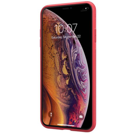 Funda Nillkin para iPhone XS Max Color Rojo textura de Nylon