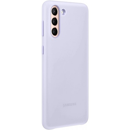 Funda Led Cover para Samsung Galaxy S21 Plus Violeta Modelo EF-KG996CV