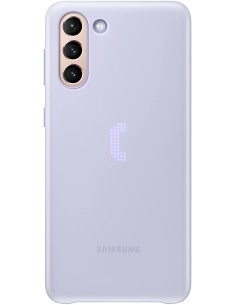 Funda Led Cover para Samsung Galaxy S21 Plus Violeta...