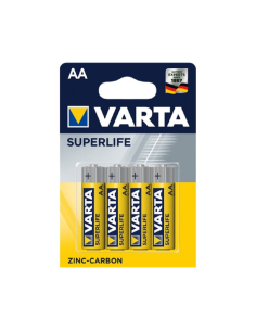 Pila Varta Superlife 1.5V Tamaño AA Pack 4