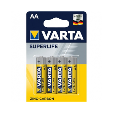 Pila Varta Superlife 1.5V Tamaño AA Pack 4