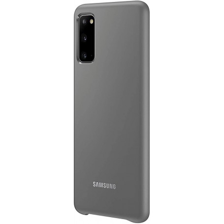Funda Protectora Samsung para Galaxy S20 Smart Led Color Gris EF-KG980CJ Estado Como Nuevo
