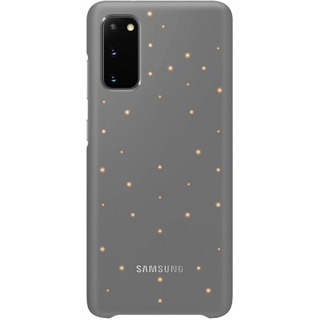 Funda Protectora Samsung para Galaxy S20 Smart Led Color Gris EF-KG980CJ Estado Como Nuevo