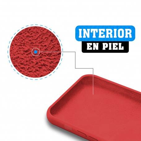 Funda Silicona para Apple iPhone X / Xs Rojo - Librephonia Estado Como Nuevo