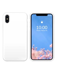 Funda Silicona para Apple iPhone X / Xs Blanco -...