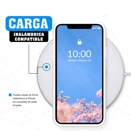 Funda Silicona para Apple iPhone X / Xs Blanco - Librephonia Estado Muy Bueno