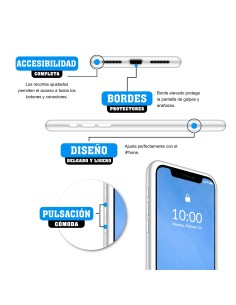 Funda Silicona para Apple iPhone 11 Pro Blanco -... 2