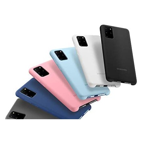 Funda Samsung Silicona Para Galaxy S20 Plus En Azul Oscuro EF-PG985TN | Estado Como Nuevo | Outlet