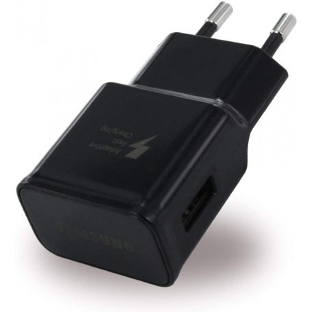 Cargador Samsung Carga Rápida Con Cable USB Tipo C Modelo EP-TA20EBE Negro | Estado Como Nuevo | Outlet
