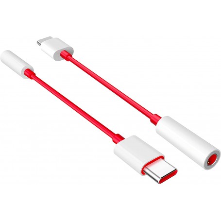 Adaptador Original OnePlus de USB-C a Jack 3,5mm 1091100049 (A6013) | Estado Como Nuevo Sin Embalaje | Outlet