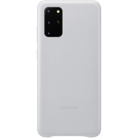 Funda Para Samsung Galaxy S20 Plus en Piel Color Gris Claro Modelo EF-VG985LS