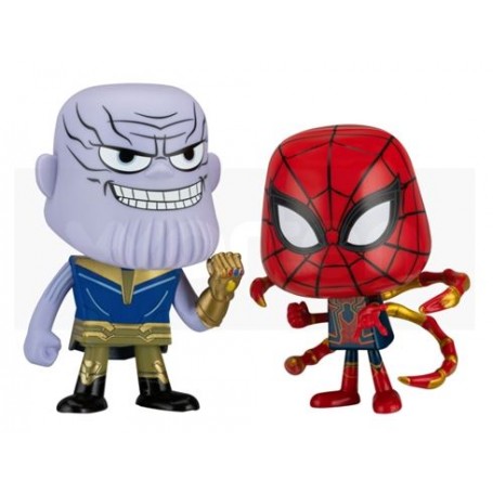 Figura Funko Pop! Vynl Marvel Los Vengadores Thanos y Iron Spider Pack-2 | 30932
