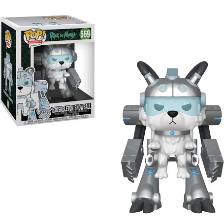 Figura Funko Pop! Animación Rick & Morty Exoskeleton Snowball Modelo 569 | 40249 Tamaño Grande 15 cms