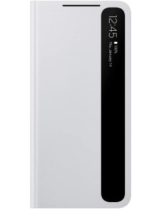 Funda Samsung Clear View para Galaxy S21 Gris EF-ZG991CJ...