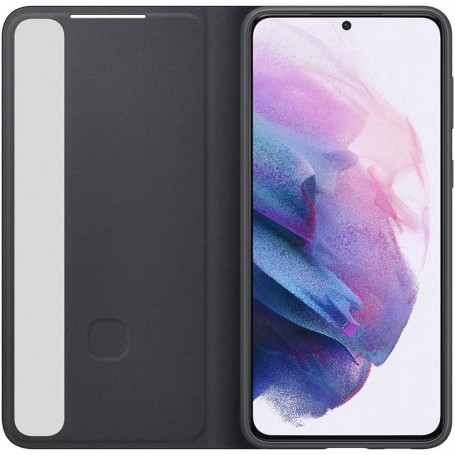 Funda Samsung Clear View para Galaxy S21 Plus Negro EF-ZG996CB Nueva